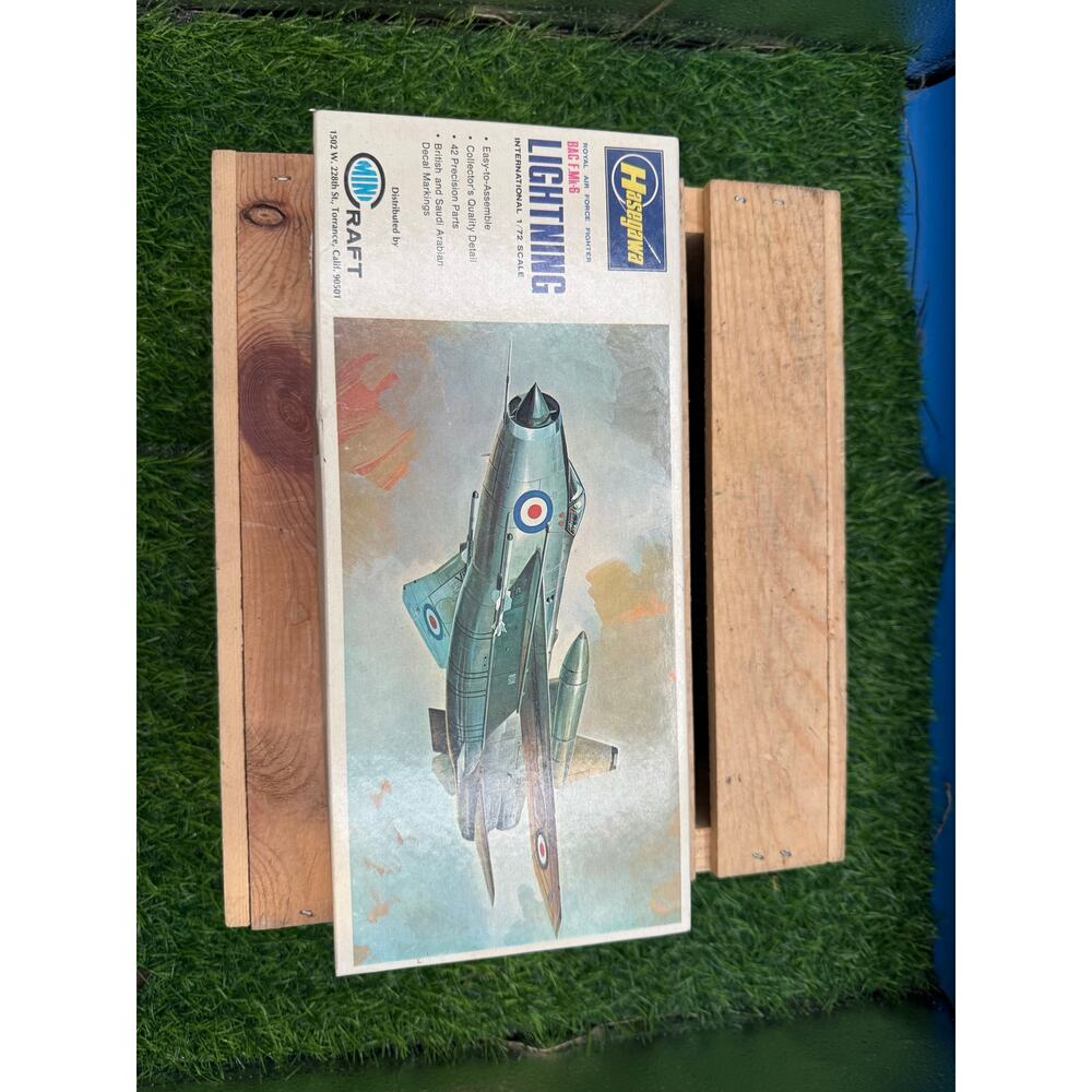 VTG Hasegawa BAC F Mk-6 Lightning JS-019 Model Kit In Box-Unbuilt